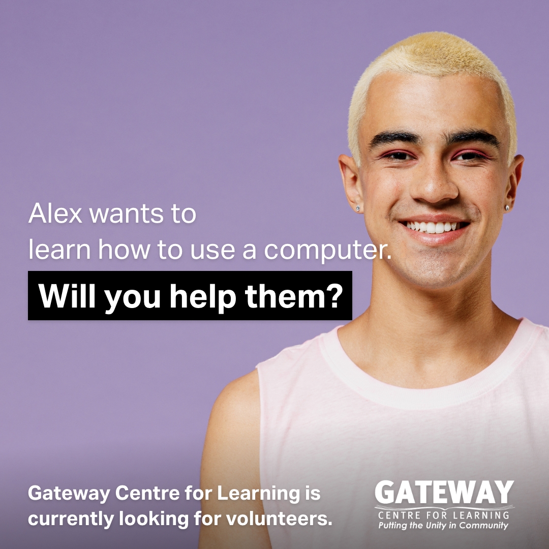 Alex wants to learn how to use a computer. Will you help them?
